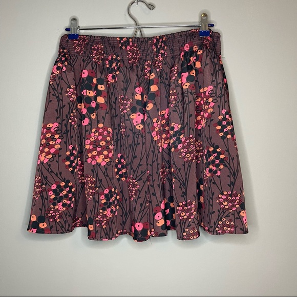 Fossil Dark Floral Skirt Boho Style Womens Medium - Picture 2 of 4